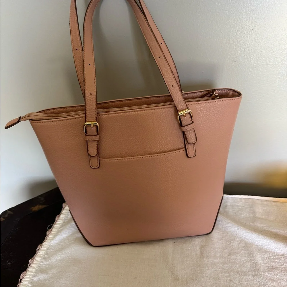 Anne Klein Blush Pink Tote Bag